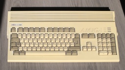 The Amiga 1200 was very yellowed.